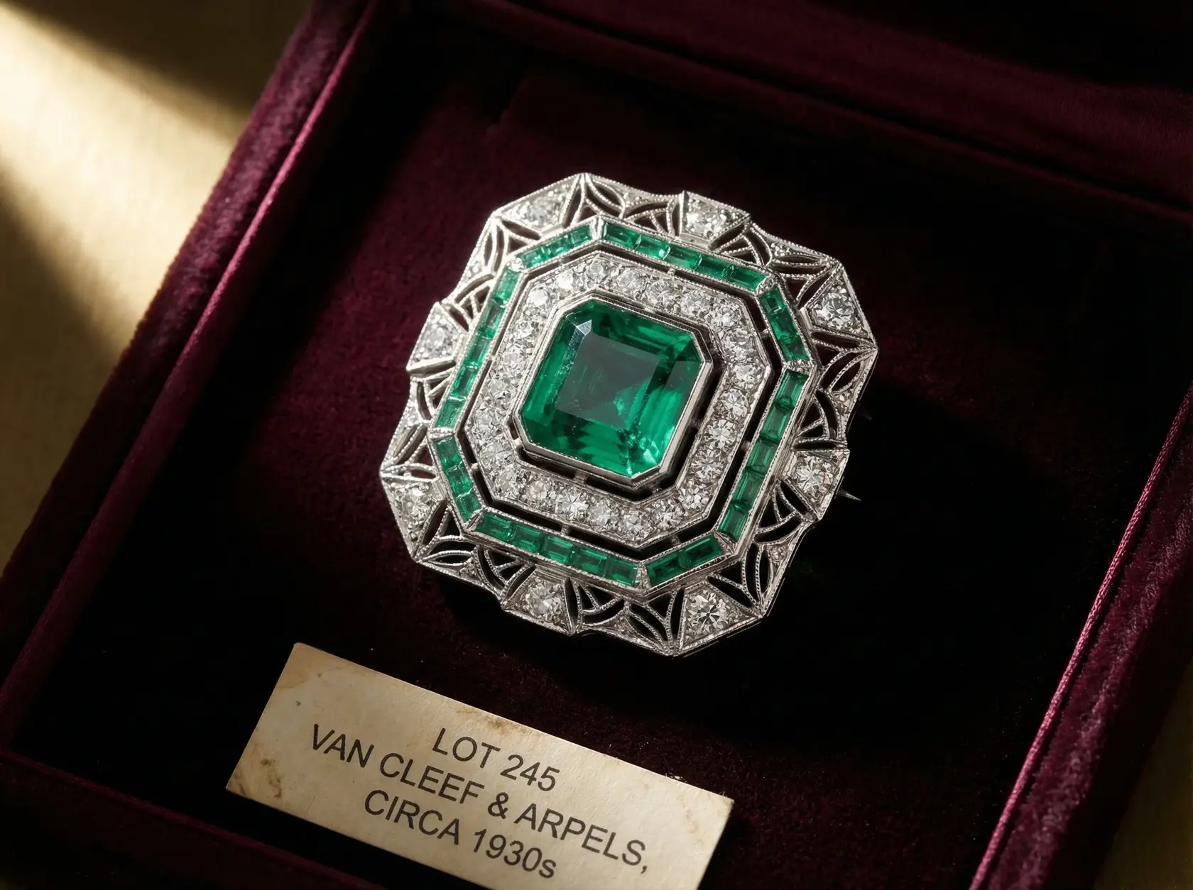 梵克雅宝古董胸针拍卖 - 女神视频